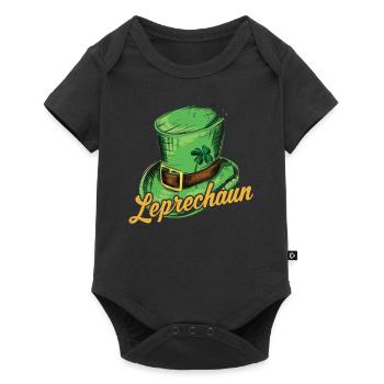 Leprechaun Goblin Irish St Patrick's Day Irish - Baby Premium short-sleeve bodysuit - black - Front