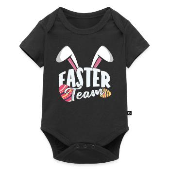 Équipe de Pâques Lapin de Pâques Pâques Pâques Pâques Pâques - Body à manches courtes Premium Bébé - noir - Devant