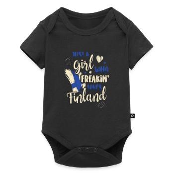 Finlande - Body à manches courtes Premium Bébé - noir - Devant