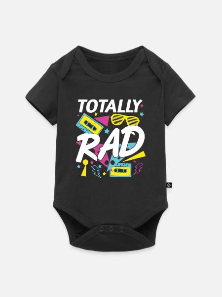 Total genial - Baby Premium Kurzarmbody - Schwarz