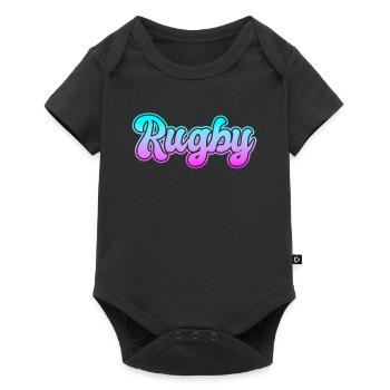 Rugby - Baby Premium short-sleeve bodysuit - black - Front