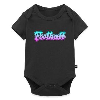 football - Baby Premium short-sleeve bodysuit - black - Front