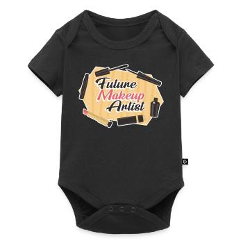 Future Makeup Artist Makeup Artist Gift - Baby Premium short-sleeve bodysuit - black - Front