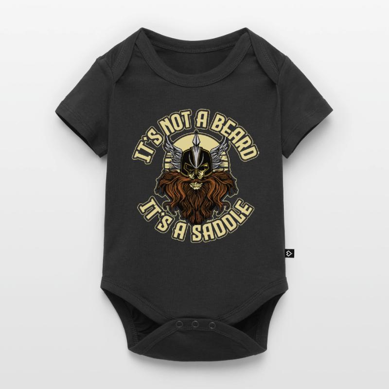 Its Not A Beard Its A Saddle Bart Geschenk Baby Premium Kurzarmbody