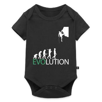 Climbing Mountaineering Bouldering Mountaineers Outdoor - Baby Premium short-sleeve bodysuit - black - Front