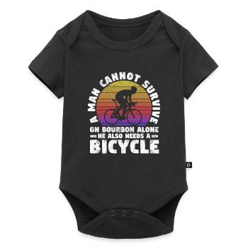 Bicycle Cycling Bikers Cyclists Cyclists - Baby Premium short-sleeve bodysuit - black - Front
