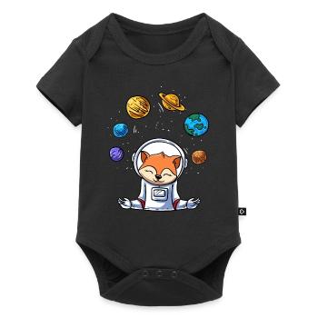 Jonglieren - Baby Premium Kurzarmbody - Schwarz - Vorne