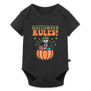 Halloween Costume Party Witch Ghost Cadeau - Body à manches courtes Premium Bébé - noir - Devant