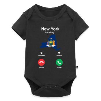 Travel New York Gift - Baby Premium short-sleeve bodysuit - black - Front