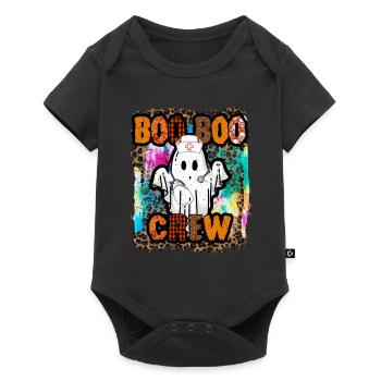 Halloween Boo Boo Crew Tie Dye - Baby Premium short-sleeve bodysuit - black - Front