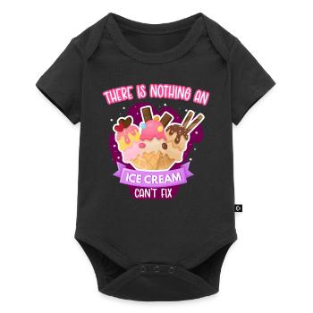 Ice Cream Cone There Is Nothing A - Baby Premium short-sleeve bodysuit - black - Front