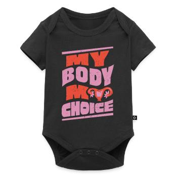 Abortion, My Body My Choice - Baby Premium short-sleeve bodysuit - black - Front
