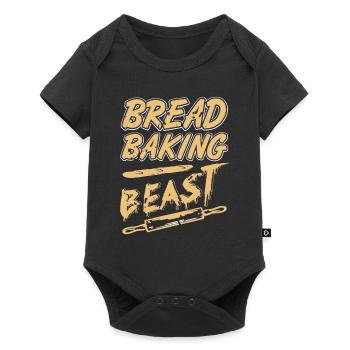 Bread Baking Beast Awesome Vintage Baker Tea - Baby Premium short-sleeve bodysuit - black - Front