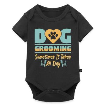 Grooming Sometimes Takes All Day - Baby Premium short-sleeve bodysuit - black - Front