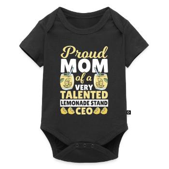 Proud Mom Of A Very Talented Lemonade Stand Ceo - Baby Premium short-sleeve bodysuit - black - Front