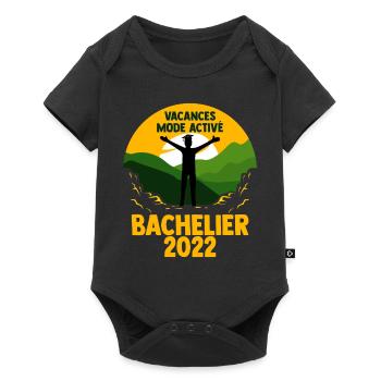Bachelier 2022 Vacances Mode on Ideé Cadeau Humour - Body à manches courtes Premium Bébé - noir - Devant