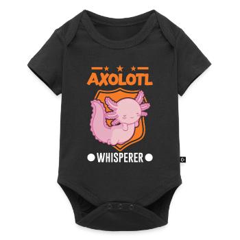 Axolotl Flüsterer Axolotl Whisperer - Body à manches courtes Premium Bébé - noir - Devant