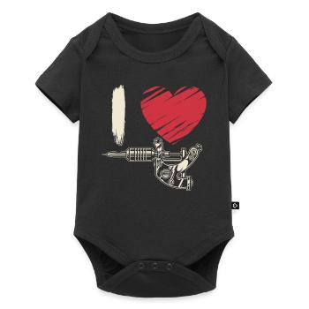 Tattoos Tattoo Artists Tattoo Artists Tattoo Artists - Baby Premium short-sleeve bodysuit - black - Front