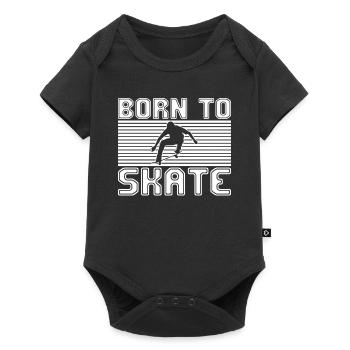 skating - Baby Premium short-sleeve bodysuit - black - Front