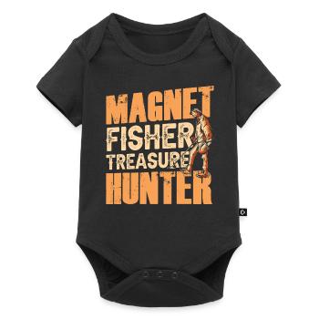 Magnet Fischer Treasure Hunter Magnetic Fishing - Baby Premium short-sleeve bodysuit - black - Front
