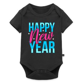 Bonne année !! - Body à manches courtes Premium Bébé - noir - Devant