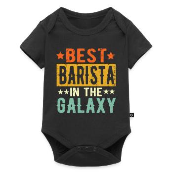 Meilleur barista jamais Barista Cadeau - Body à manches courtes Premium Bébé - noir - Devant