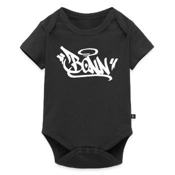 Bonn City Graffiti Street Art HandStyle Deutschlan - Baby Premium Kurzarmbody - Schwarz - Vorne