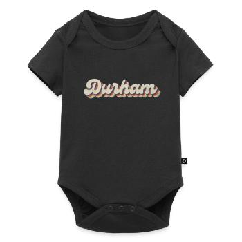 Nostalgique des années 70 USA City - Vintage Durham - Body à manches courtes Premium Bébé - noir - Devant