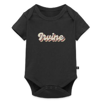 Nostalgic 70s USA City - Vintage Irvine - Baby Premium short-sleeve bodysuit - black - Front