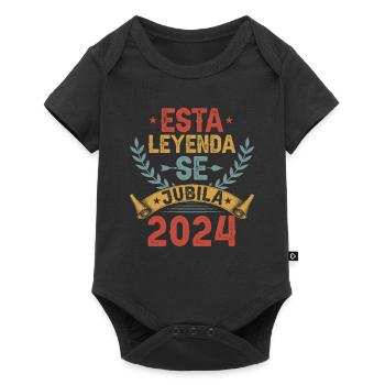 Cette Légende Prend Sa Retraite En 2024 - Body à manches courtes Premium Bébé - noir - Devant