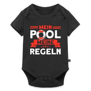 Sauveteur Piscine Sauveteur Sauveteur Sauveteur - Body à manches courtes Premium Bébé - noir - Devant