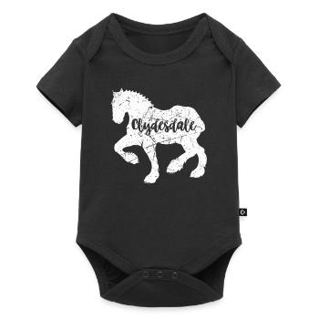 Clydesdale Shirt Clydesdale Rider - Baby Premium short-sleeve bodysuit - black - Front
