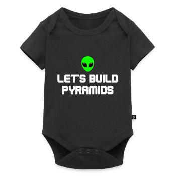 Alien Tshirt UFO Alien Children Mars Gentlemen - Baby Premium short-sleeve bodysuit - black - Front