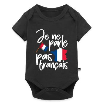 France - Body à manches courtes Premium Bébé - noir - Devant