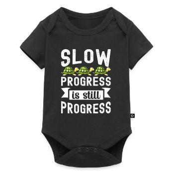 Turtle Gift Kids Reptiles Sea Beach - Baby Premium short-sleeve bodysuit - black - Front