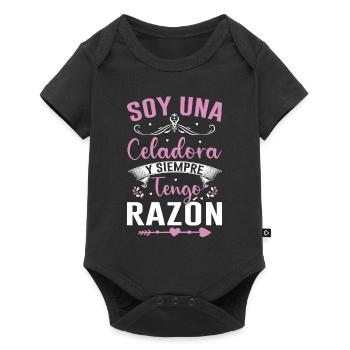 Je Suis Un Directeur Et J'ai Toujours Raison - Body à manches courtes Premium Bébé - noir - Devant
