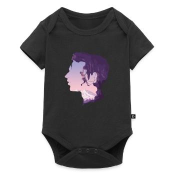 Wall Climbing Hiking Rock Climbing Hiker Camping - Baby Premium short-sleeve bodysuit - black - Front