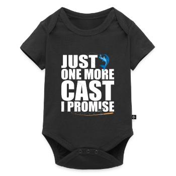 Just One More Cast I Promise Angler Fishing - Baby Premium short-sleeve bodysuit - black - Front