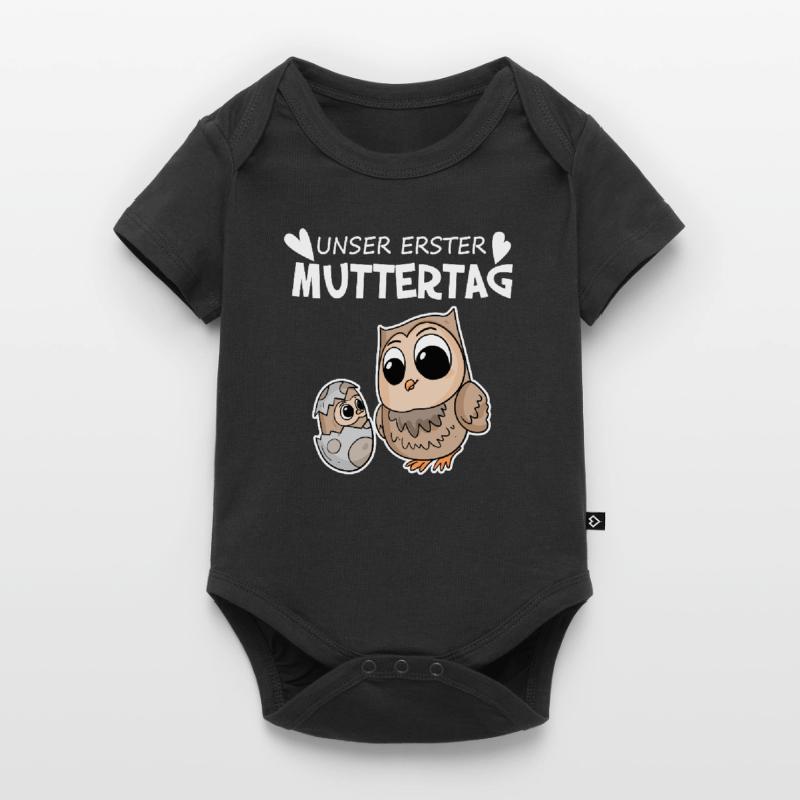 Muttertag Geschenk - Unser erster Muttertag Baby Premium Kurzarmbody