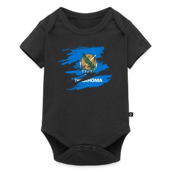 Cadeau de voyage en Oklahoma - Body à manches courtes Premium Bébé - noir - Devant