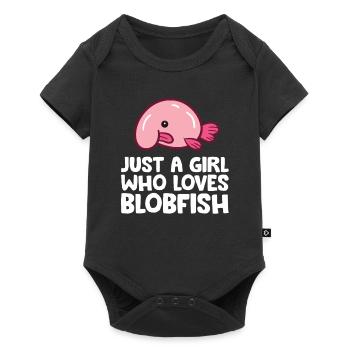 Just a Girl Who Loves Blobfish - Baby Premium short-sleeve bodysuit - black - Front