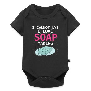 Soap Making Design for Soap Maker Designs - Baby Premium short-sleeve bodysuit - black - Front