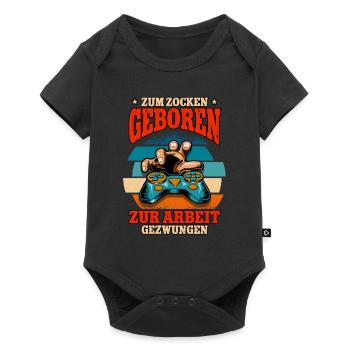 Zocken Gaming - Baby Premium short-sleeve bodysuit - black - Front