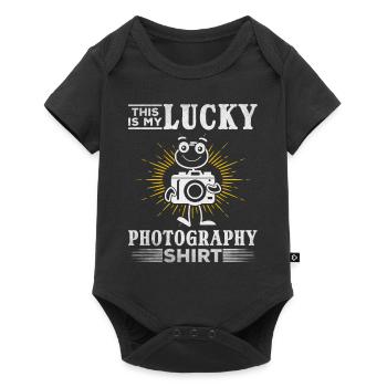 Photographer This Is My Lucky Photo-Shirt Photo - Baby Premium short-sleeve bodysuit - black - Front