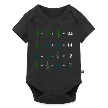 Math Teacher Equation - Baby Premium short-sleeve bodysuit - black - Front