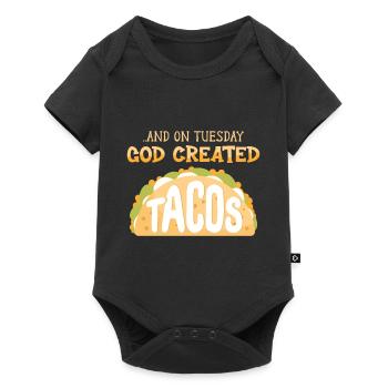 Taco Tacos Mexican Food - Baby Premium short-sleeve bodysuit - black - Front
