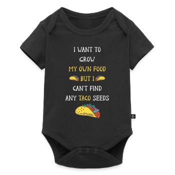 Taco Tacos Mexican Food - Baby Premium short-sleeve bodysuit - black - Front