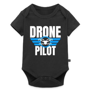 Drone Drone Pilot Drone Operator Quadcopter - Baby Premium short-sleeve bodysuit - black - Front