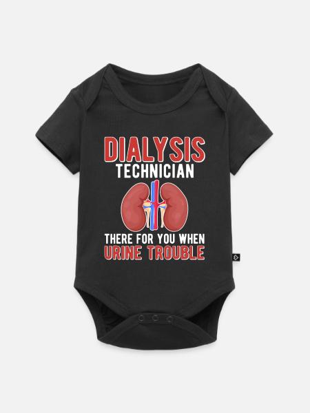 Dialysetechniker Dialysetechnik Techniker Dialyse - Baby Premium Kurzarmbody - Schwarz