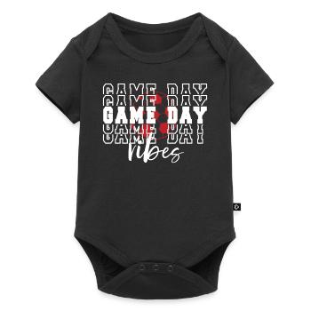 Football Game Day Football Fan Football Match Day - Baby Premium short-sleeve bodysuit - black - Front